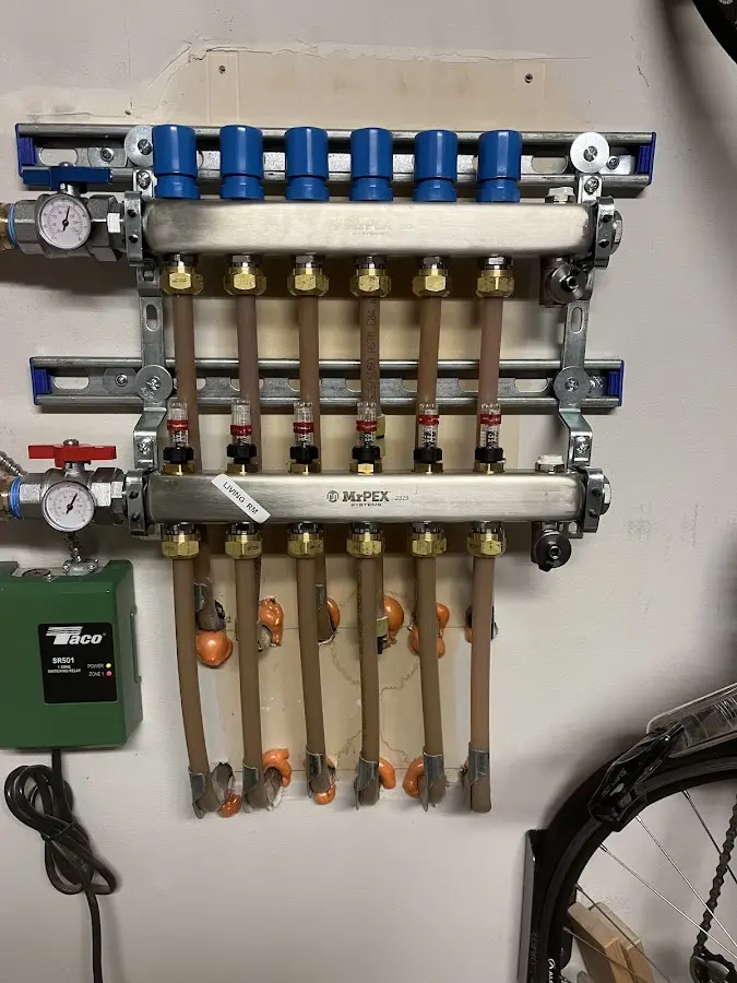 Plumber performing Leak Detection at a residential property in Carmi